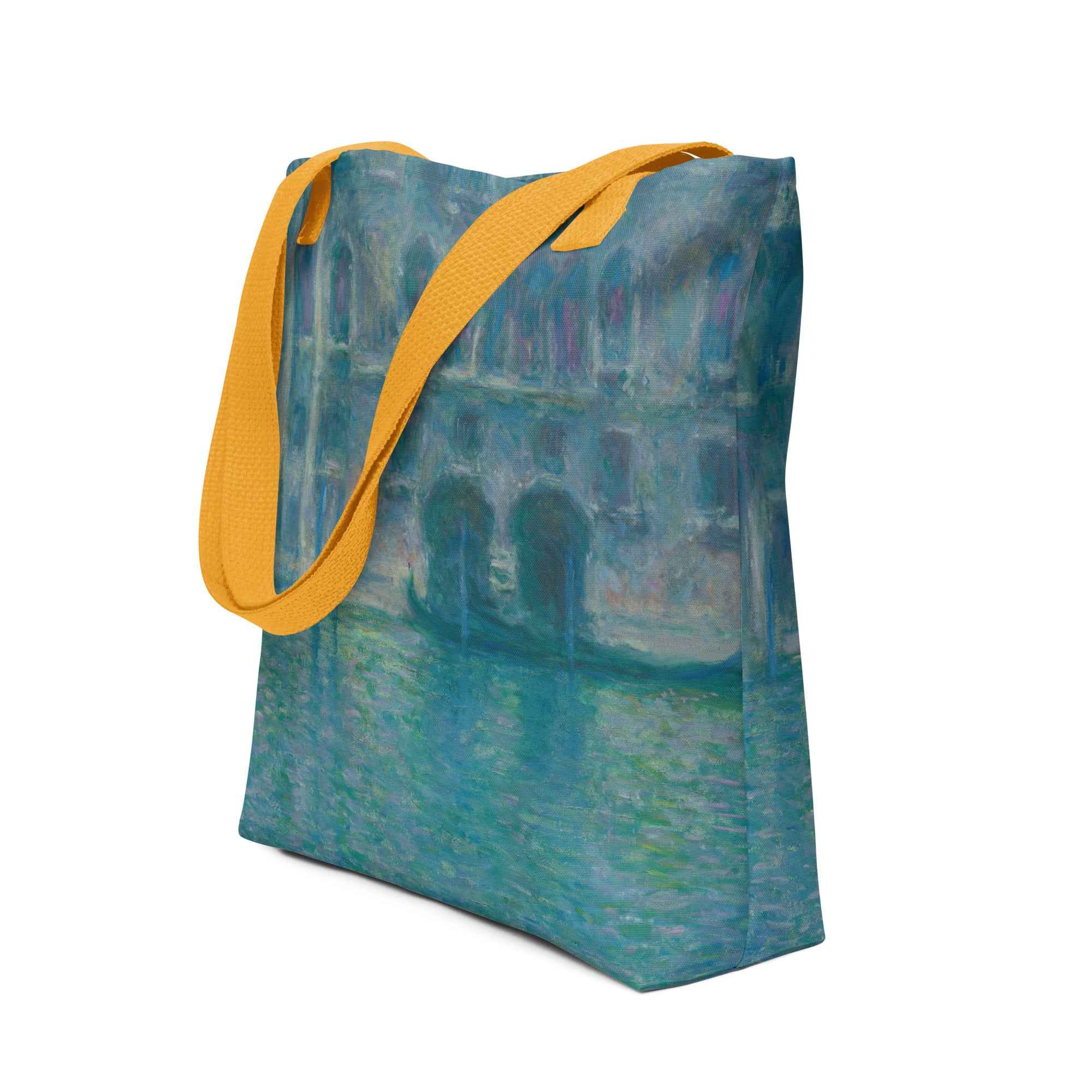 Claude Monet Venice Tote Bag - Elegant Carryall for Art Enthusiasts - Rosetta Creative Boutique